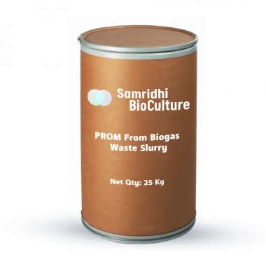 PROM From Biogas Waste Slurry Organic Fertilizer Formulation
